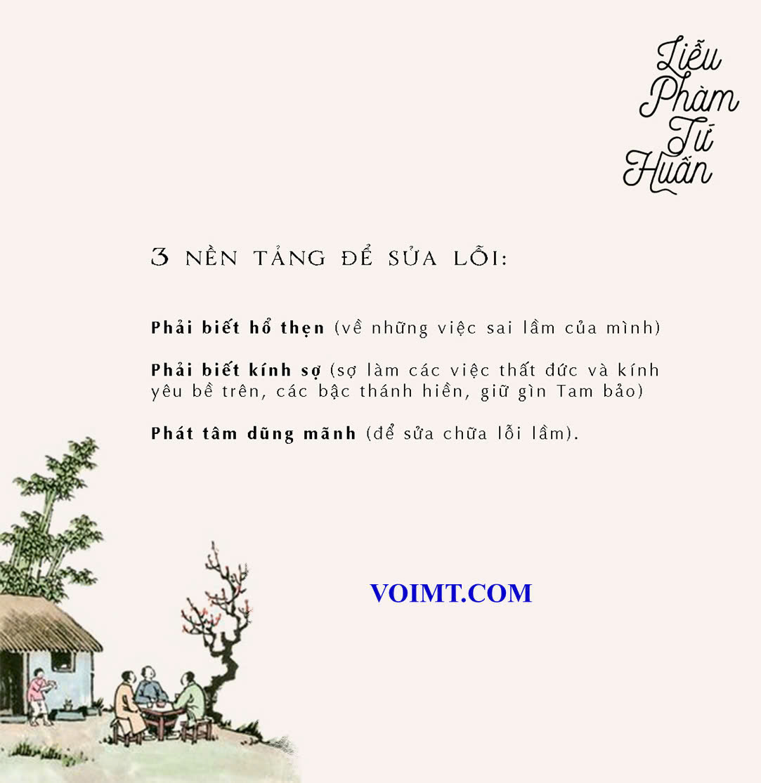 Bốn lời dạy của Liễu Phàm